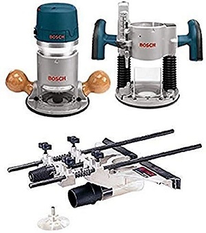 Bosch 1617EVSPK Combination Plunge and Fixed Base Router 1
